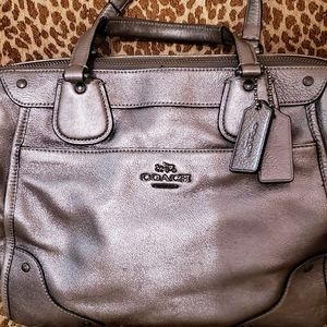 Coach Pewter/Silver Satchel
